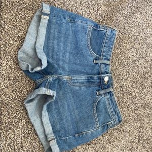 Denim shorts